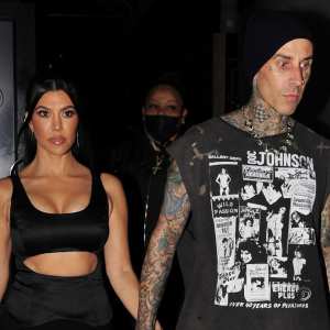 Inside Kourtney Kardashian and Travis Barker’s Lovey Date Night: Photos