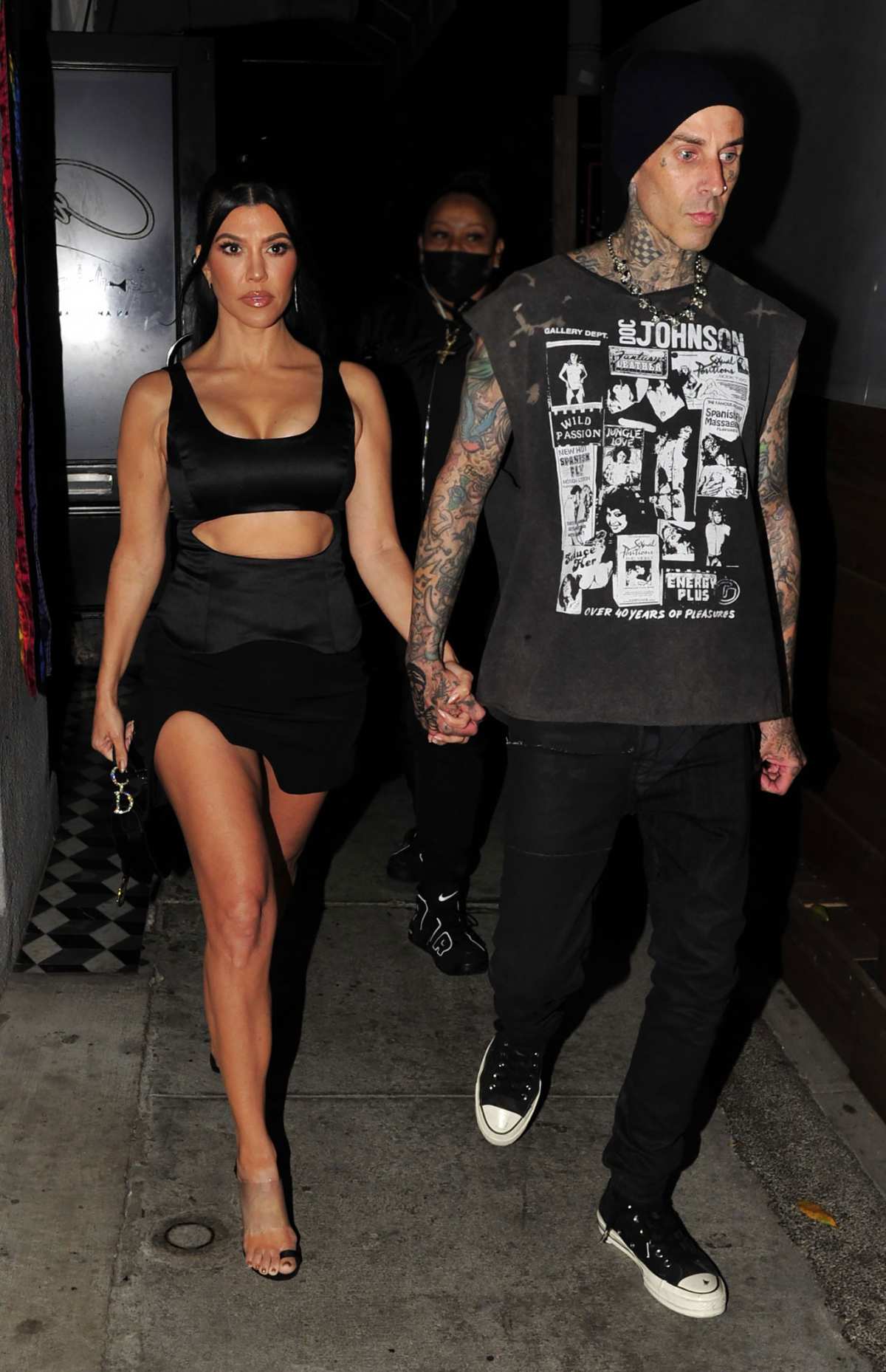 Inside Kourtney Kardashian and Travis Barker’s Lovey Date Night: Photos