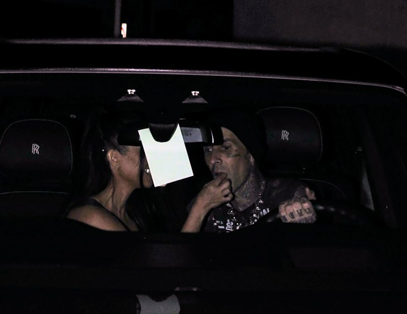 Inside Kourtney Kardashian and Travis Barker’s Lovey Date Night: Photos 