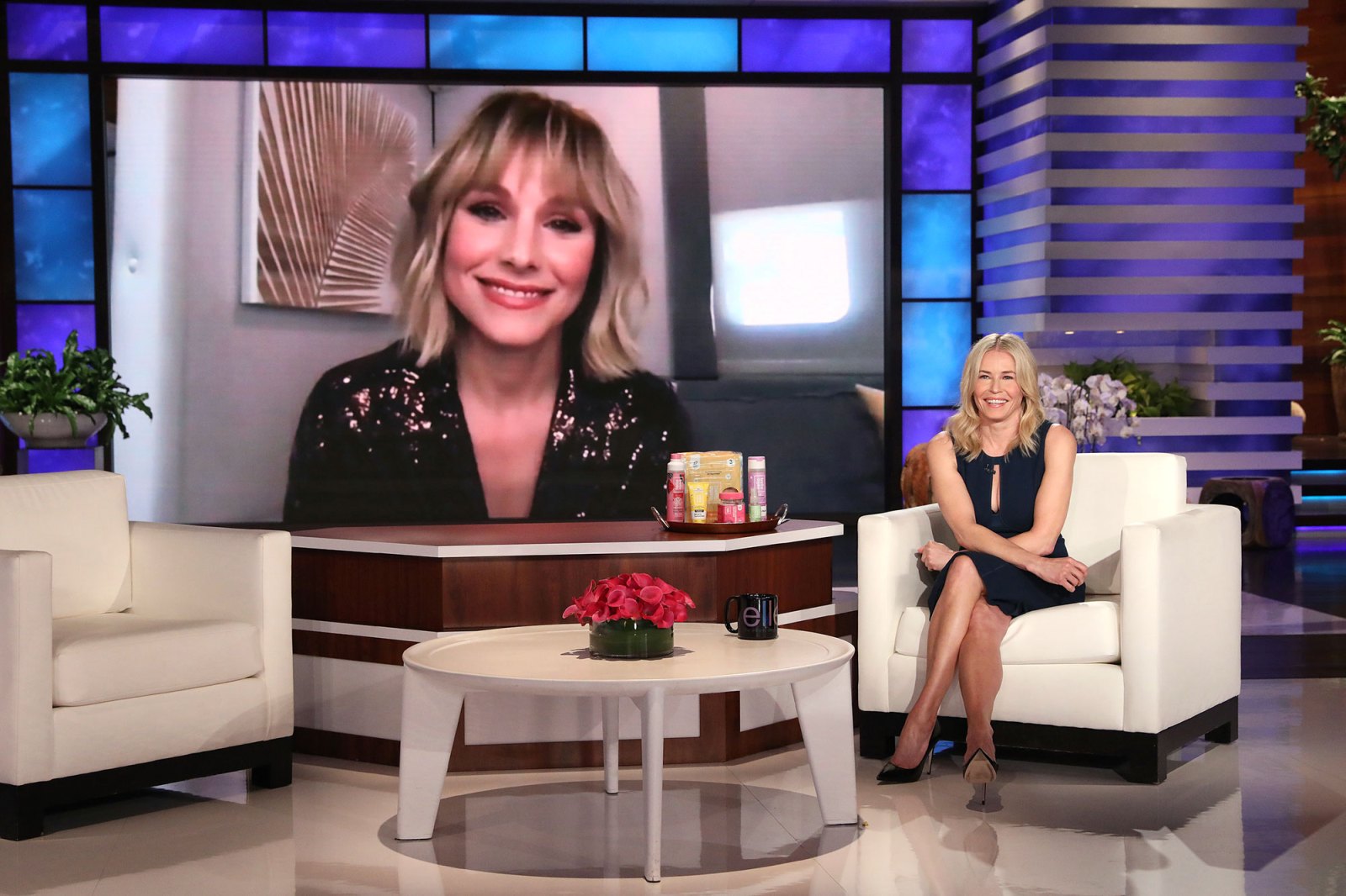 Kristen Bell Daughter Drives Her Nuts During Movie Nights Ellen DeGeneres Show Chelsea Handler Guest Host