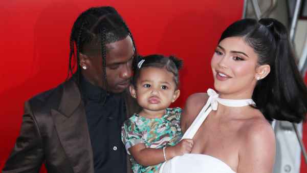 Kylie Jenner and Travis Scott Have Water Balloon Fight With Daughter Stormi Memorial Day 4