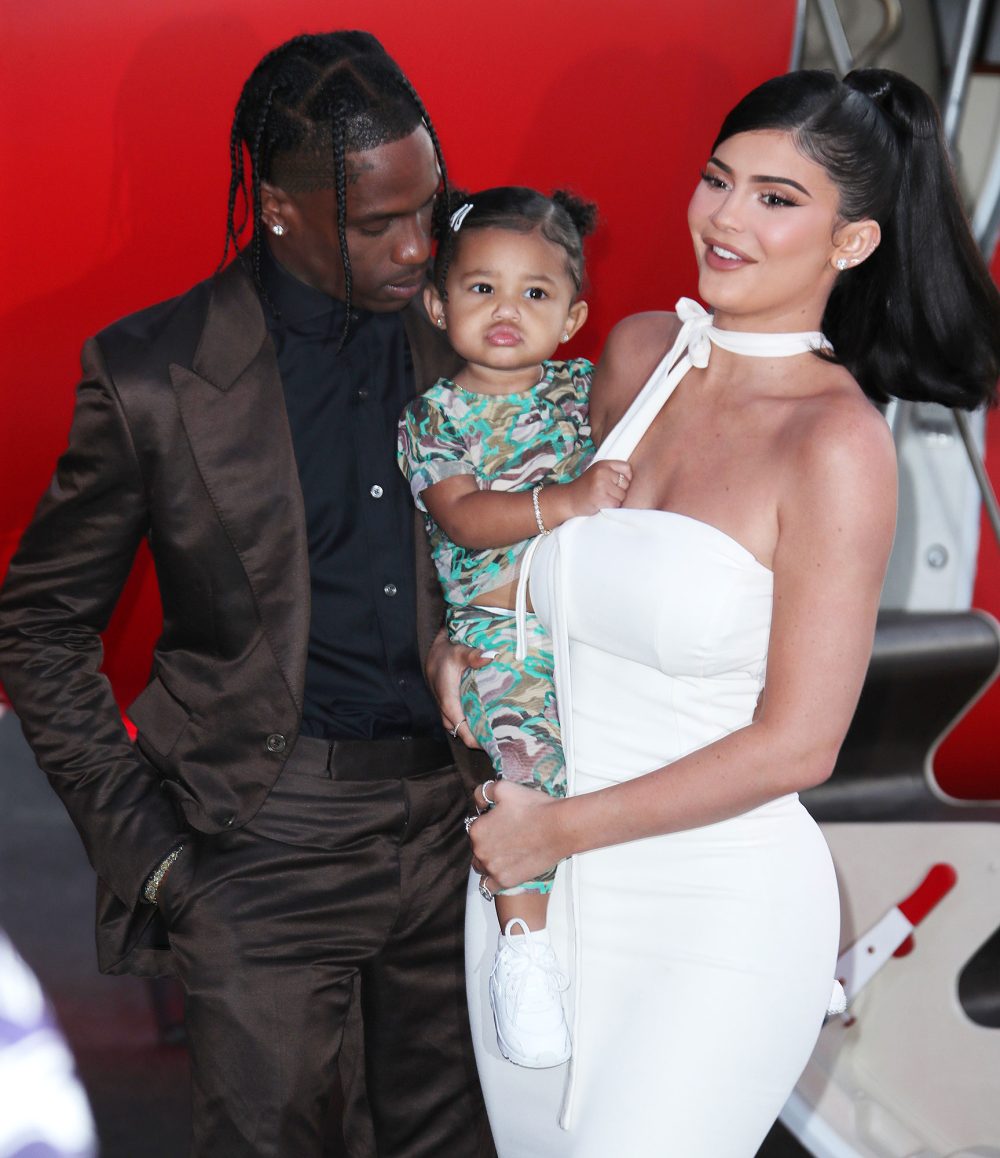 Kylie Jenner and Travis Scott Have Water Balloon Fight With Daughter Stormi Memorial Day 4