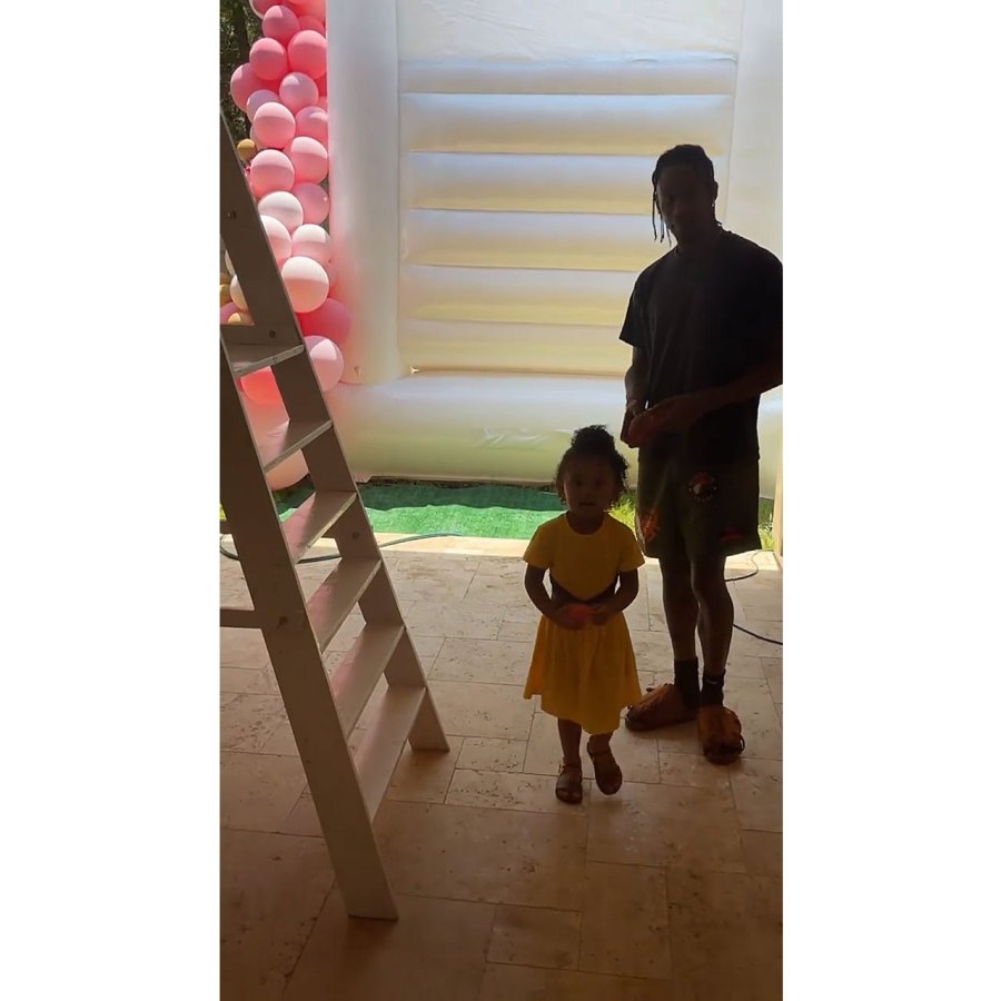 Kylie Jenner and Travis Scott Have Water Balloon Fight With Daughter Stormi Memorial Day 8