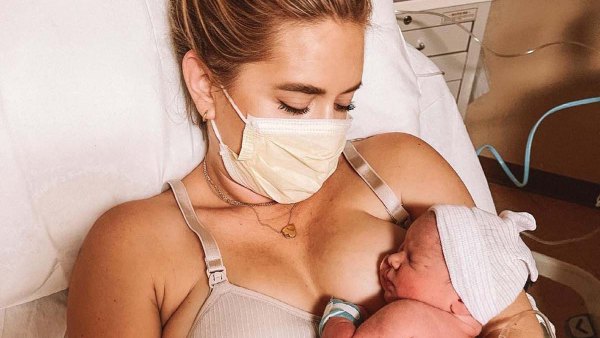 Lauren Burnham Celebrates 1st Week With Twin Son Daughter I Want You Both Home