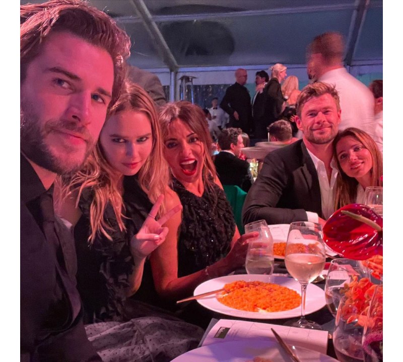 Liam Hemsworth and Gabriella Brooks Relationship Timeline Dinner
