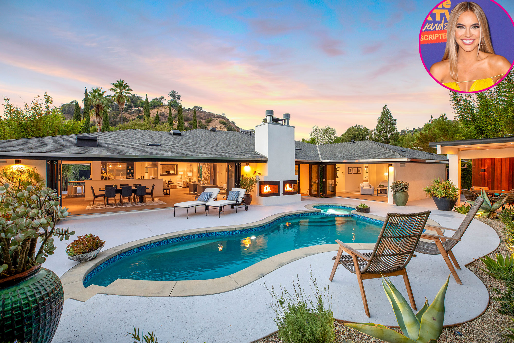 Look Inside Chrishell Stauses New Hollywood Hills Mansion Photos 
