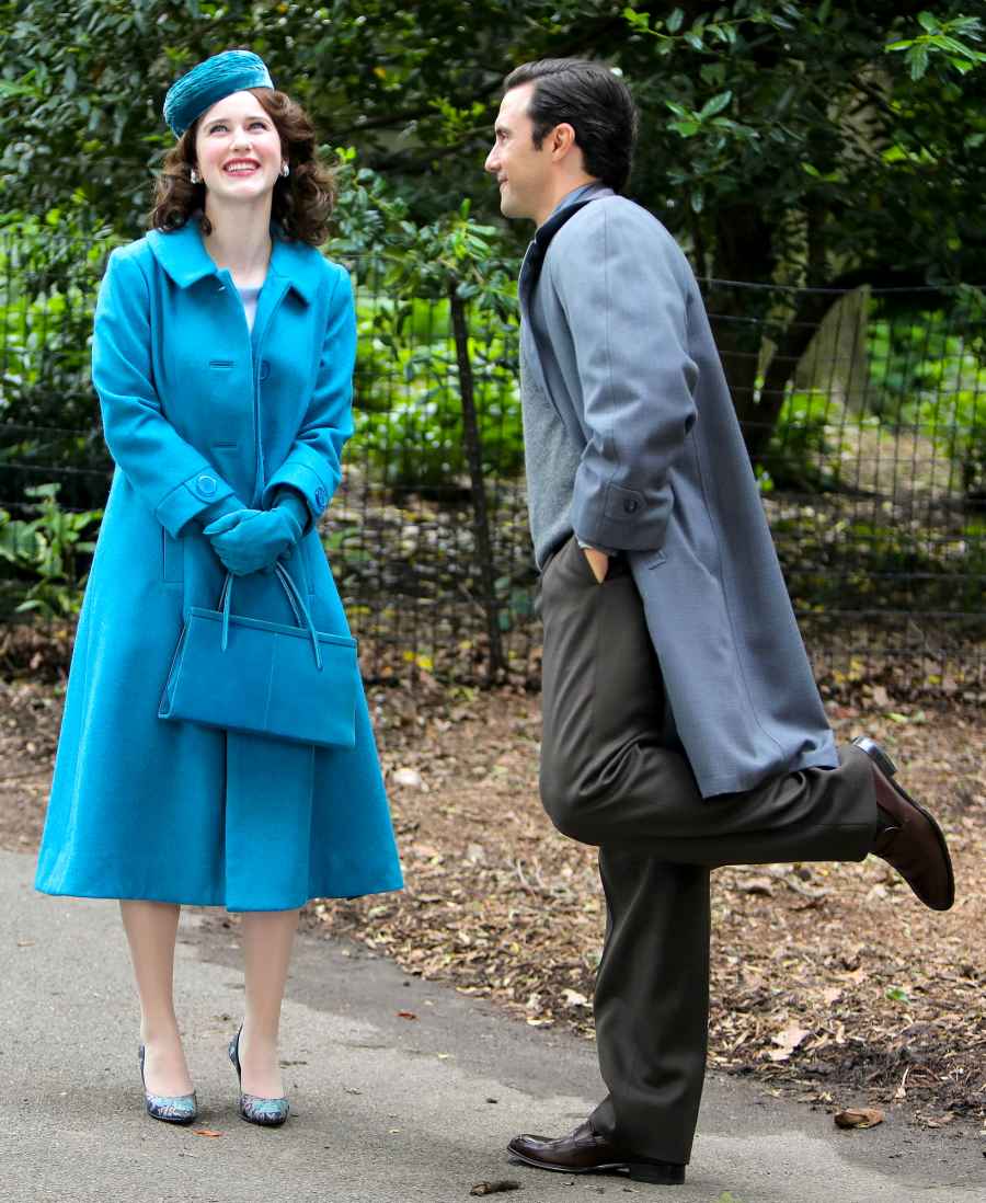 Milo Ventimiglia Joins Marvelous Mrs Maisel Photos With Rachel Brosnahan Couldnt Be Cuter