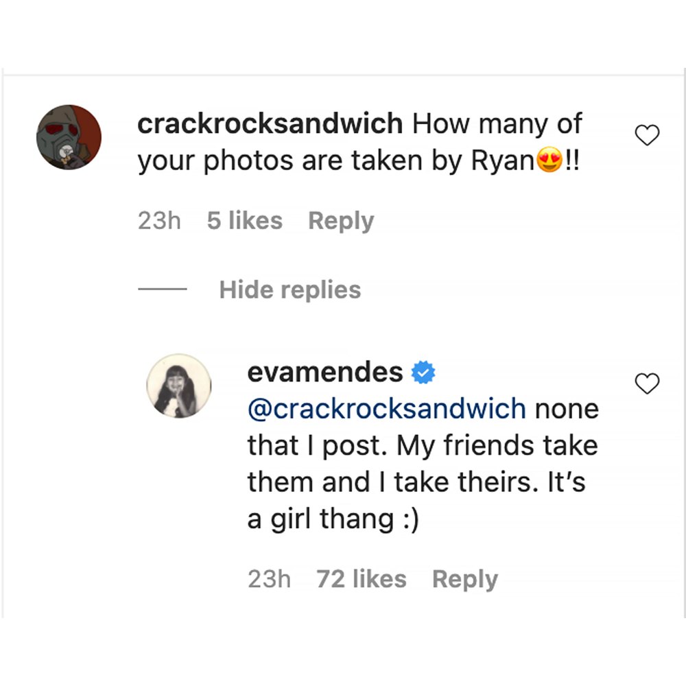No IG Husband Why Eva Mendes Doesnt Let Ryan Gosling Take Her Pics