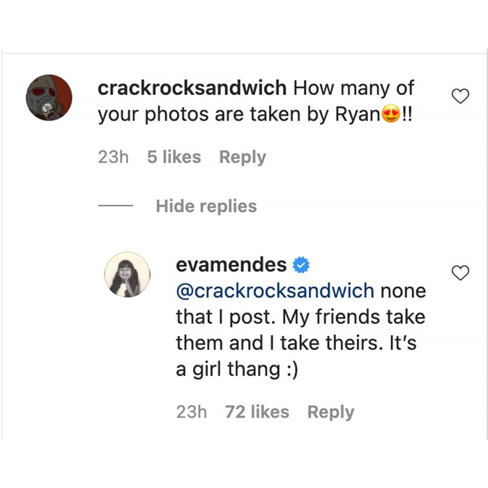 Eva Mendes Why Ryan Gosling Doesnt Take My Instagram Photos 
