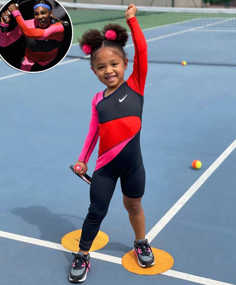 Olympia Ohanian Rocks a Mini Version of Serena Williams’ Tennis Outfit