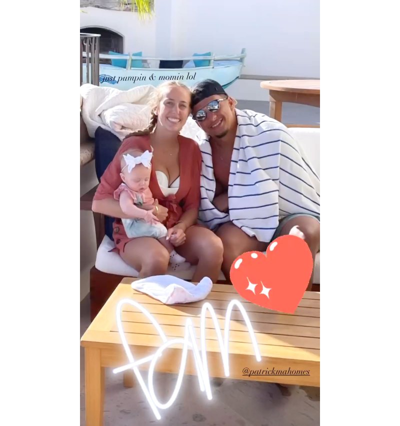 Patrick Mahomes Brittany Matthews Family Photos With Daughter Sterling