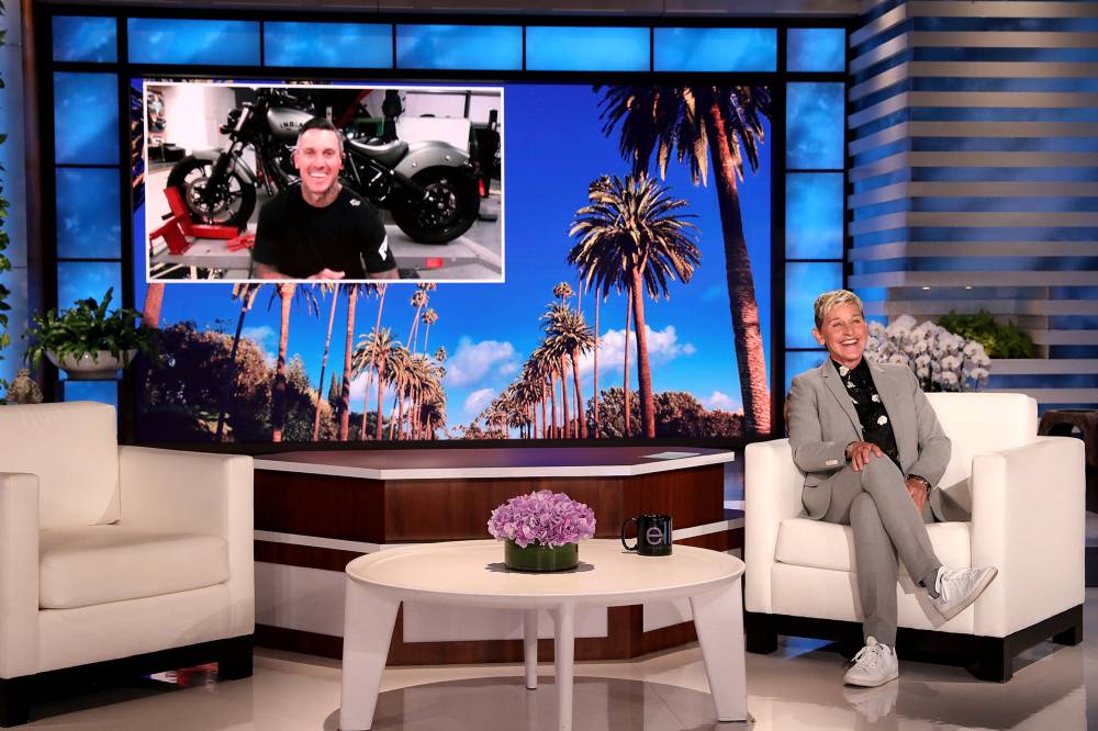 Pink Husband Carey Hart Hopes Her Documentary Helps Change His Tattooed Scumbag Image Ellen DeGeneres Show