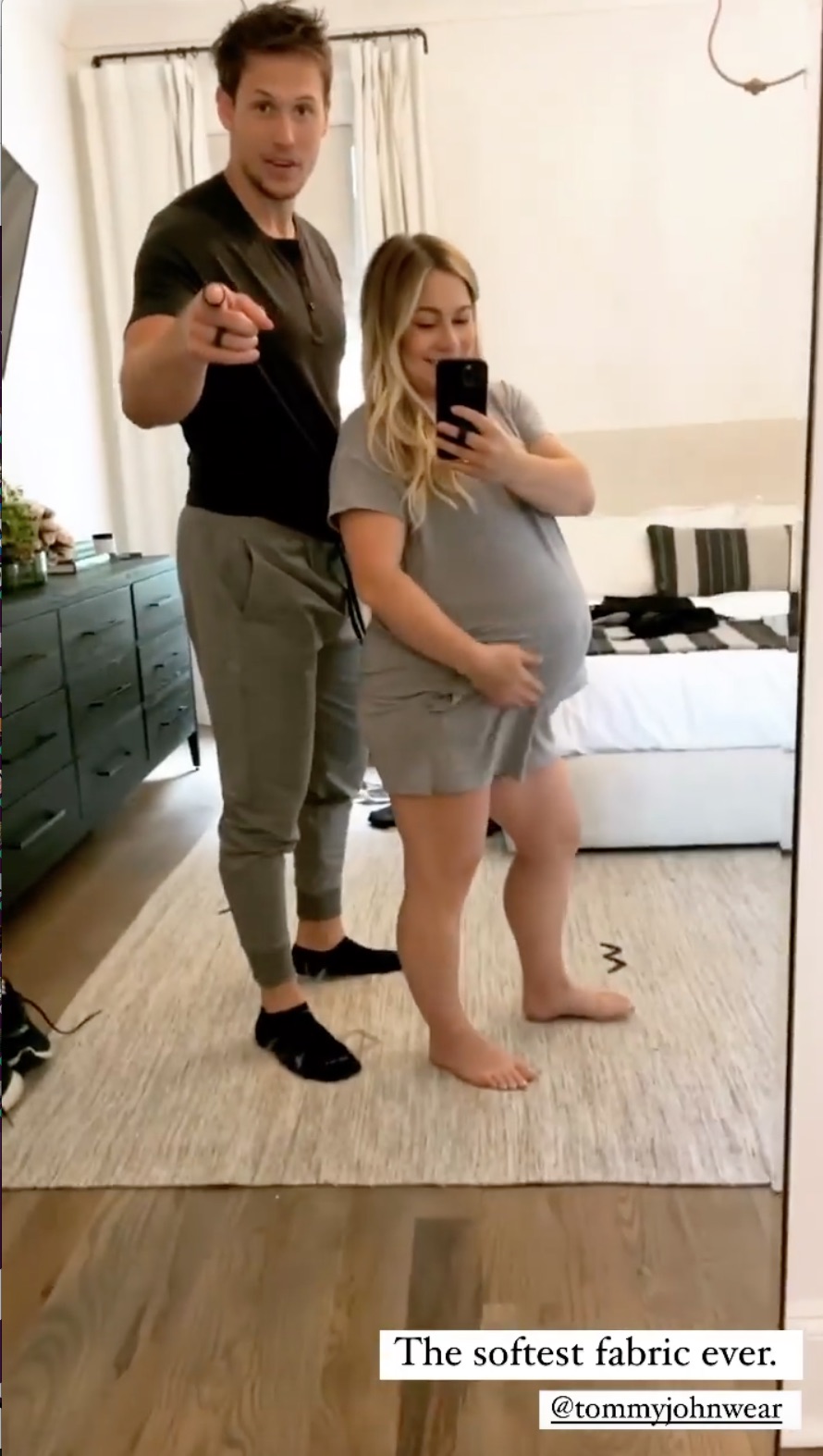 Pregnant Shawn Johnson East's Baby Bump Album Ahead of 2nd Child Going Gray
