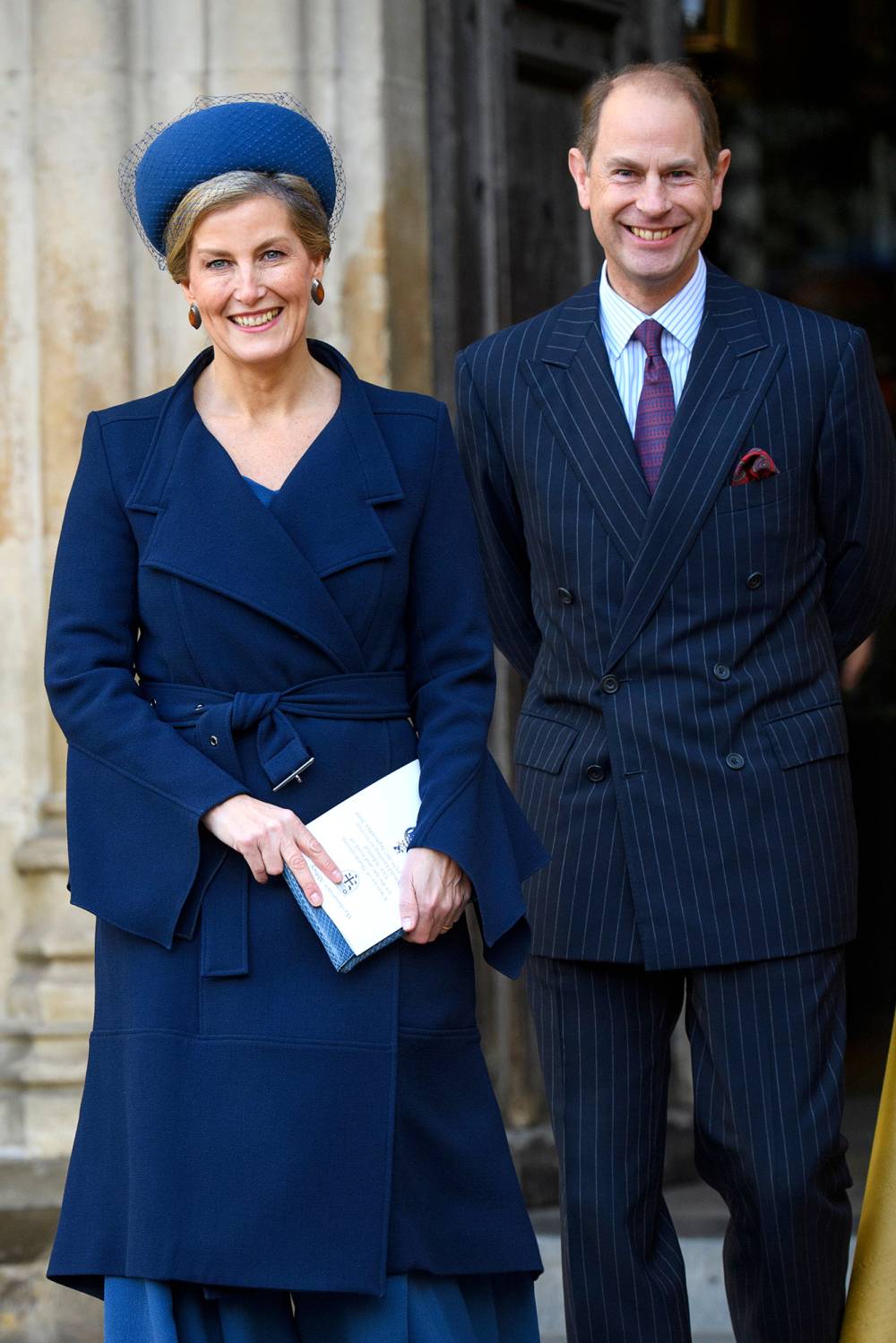 Prince Edward and Wife Sophie Brush Off Question About Prince Harry and Meghan Markle&rsquo;s Tell-All