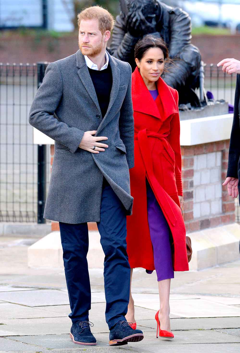 Prince Edward and Wife Sophie Brush Off Question About Prince Harry and Meghan Markle&rsquo;s Tell-All