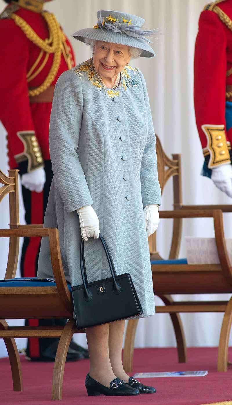 Queen Elizabeth Celebrates Trooping of the Colour Without the Royal Family: Photos