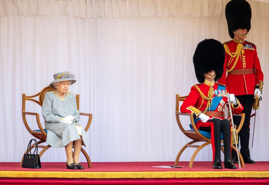 Queen Elizabeth Celebrates Trooping of the Colour Without the Royal Family: Photos
