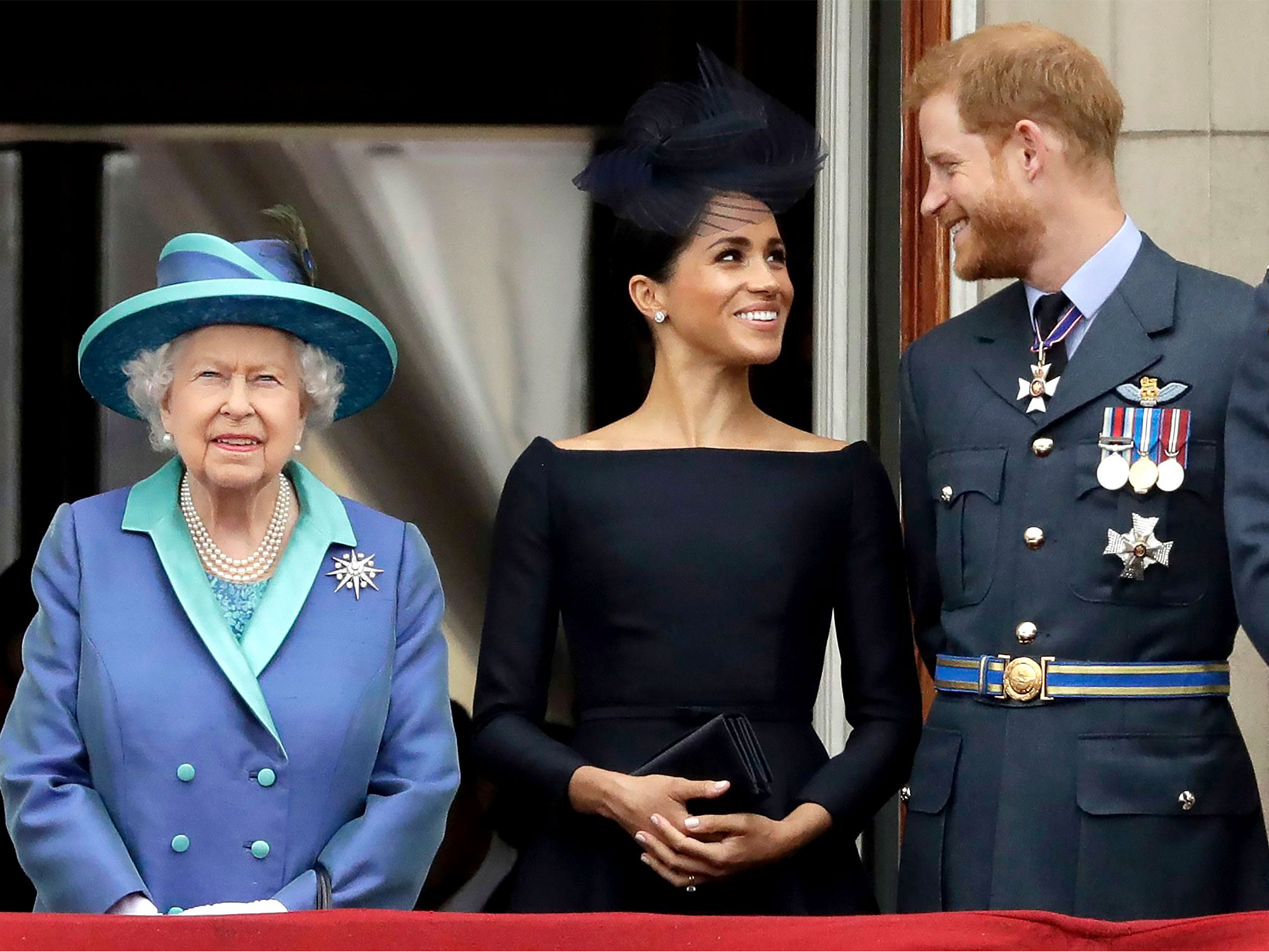 Queen Elizabeth Has Rare Prince Harry Meghan Markle Photo at Palace