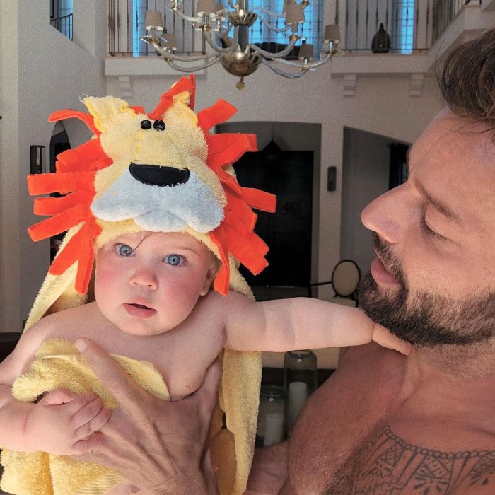 Lucía, la hija de 2 años de Ricky Martin, 'no lo deja' cantar