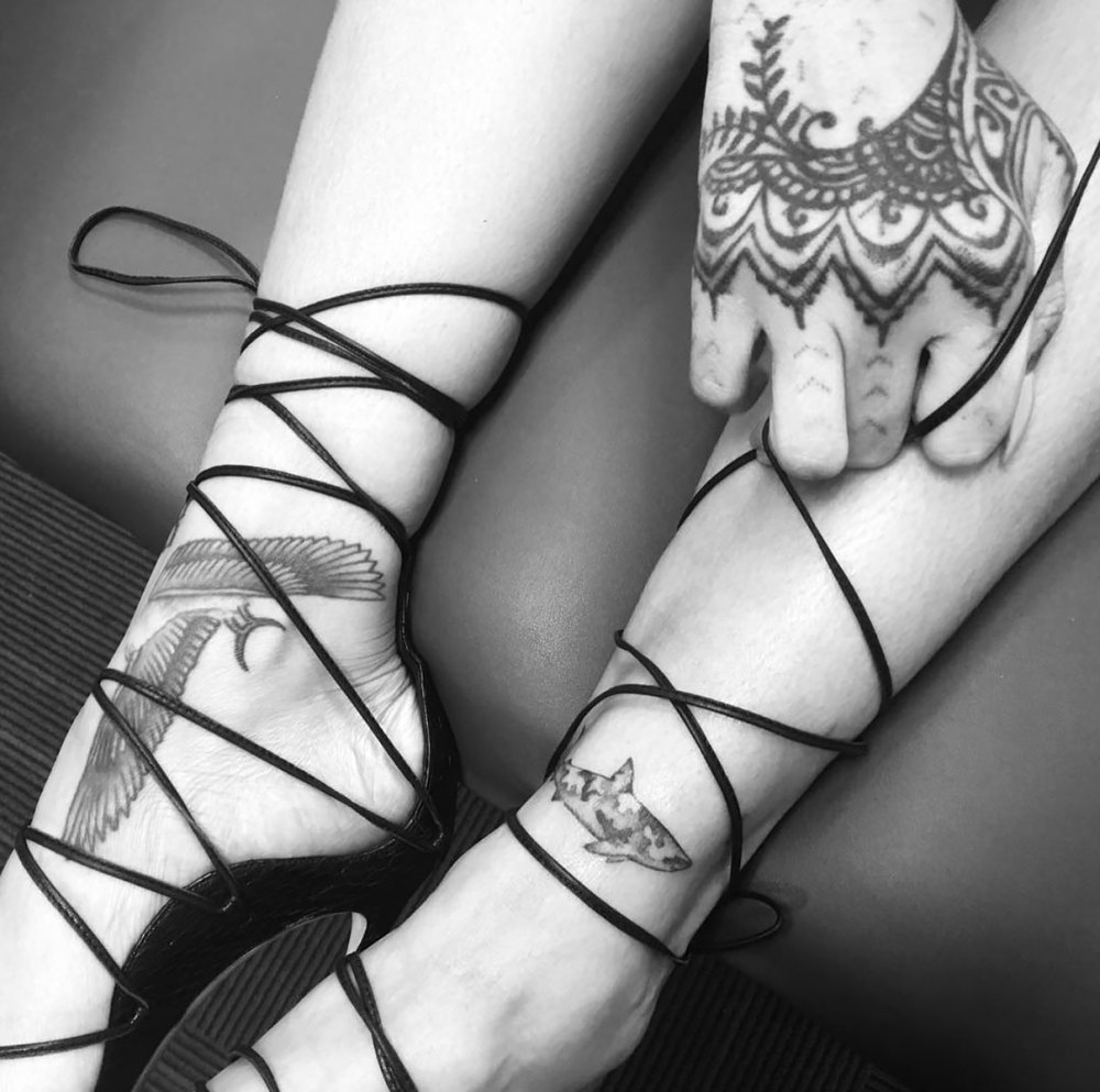 Rihanna Covers Up the Matching Shark Tattoo She Got With Drake: Details