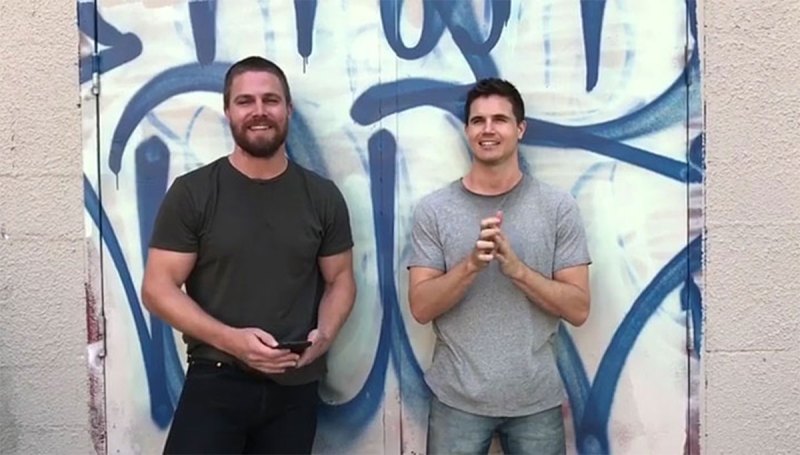 Robbie Amell Instagram Stephen Amell and Robbie Amell Celebrity Family Members Who Worked Together