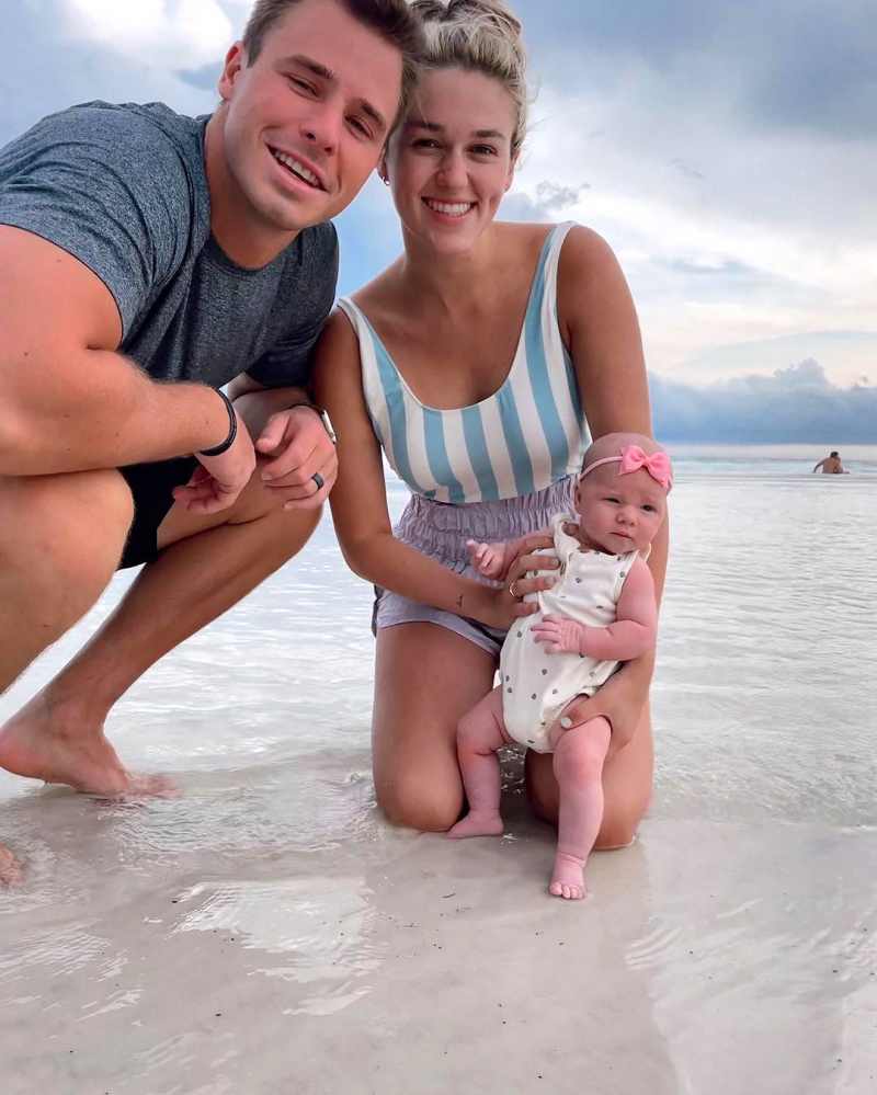 Sadie Robertson and Christian Huff Take Daughter Honey to Beach for 1st Time