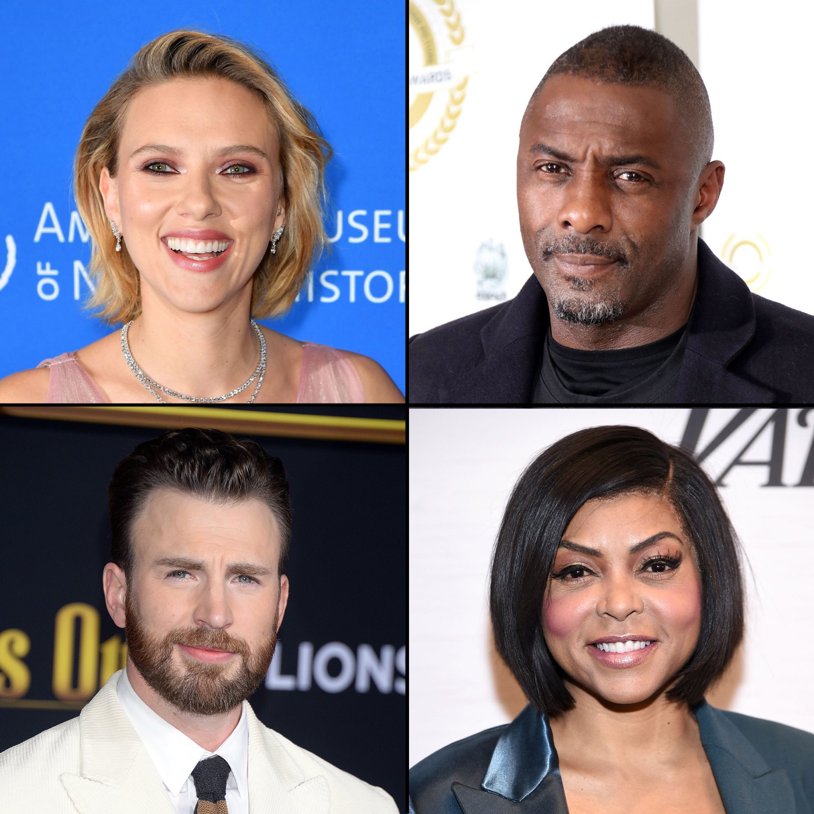 Scarlett Johansson Idris Elba Chris Evans Taraji P. Henson Disney and Pixar Voice
