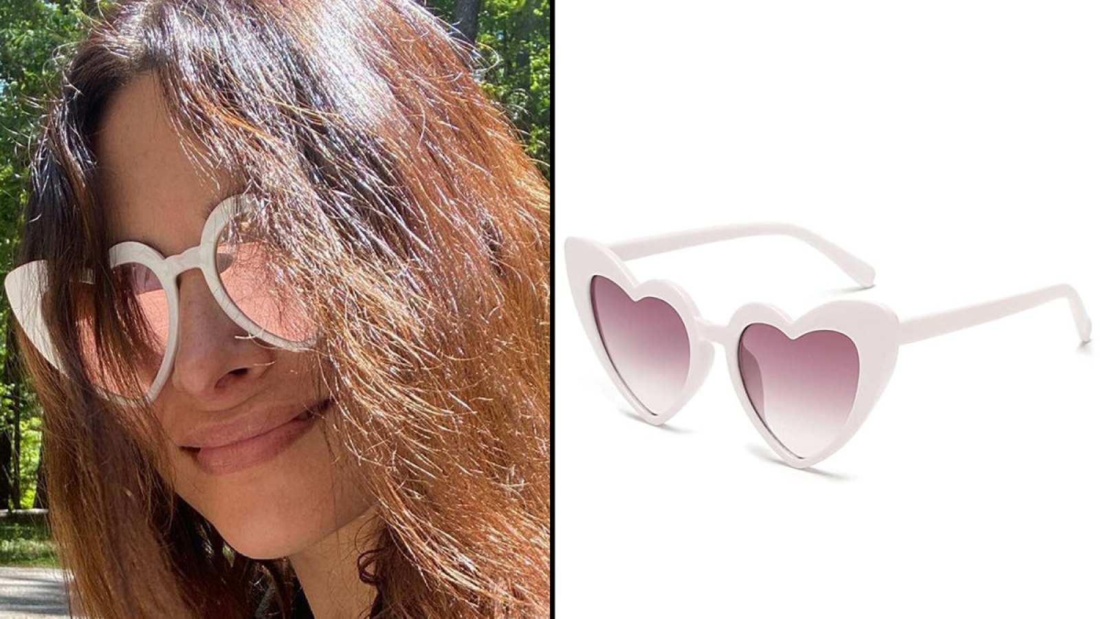 Scoop-up-SexLifes-Sarah-Shahi-White-Heart-Sunglasses-Style-for-8