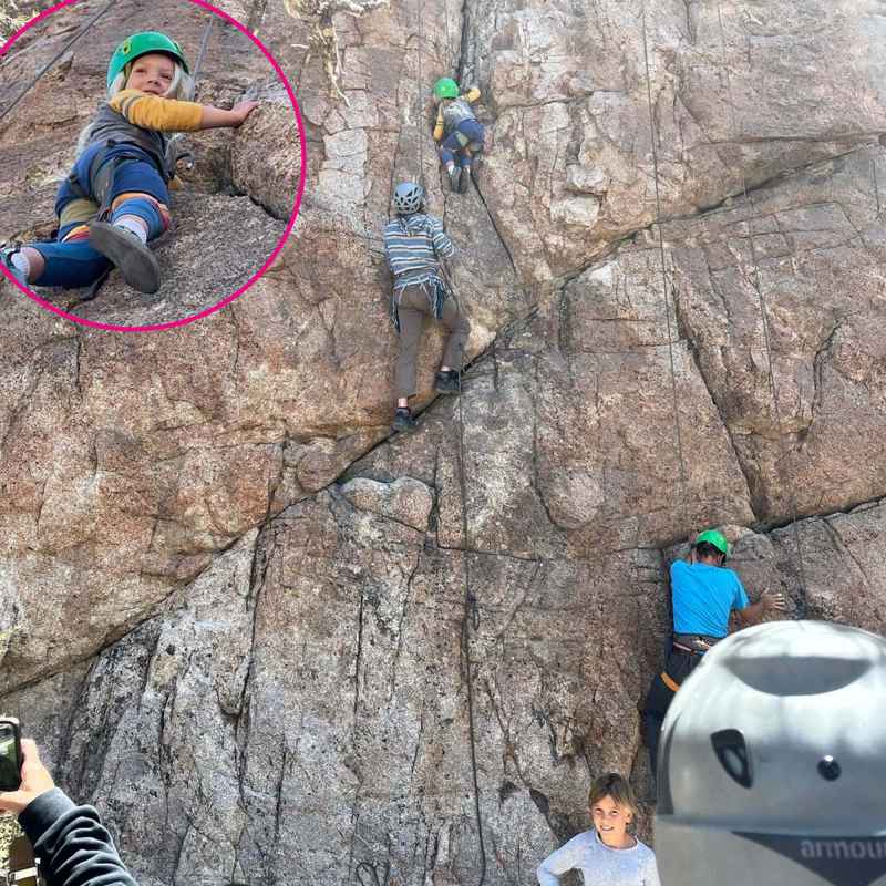 See Pink Carey Harts Gnarly Kids Outdoor Rock Climbing