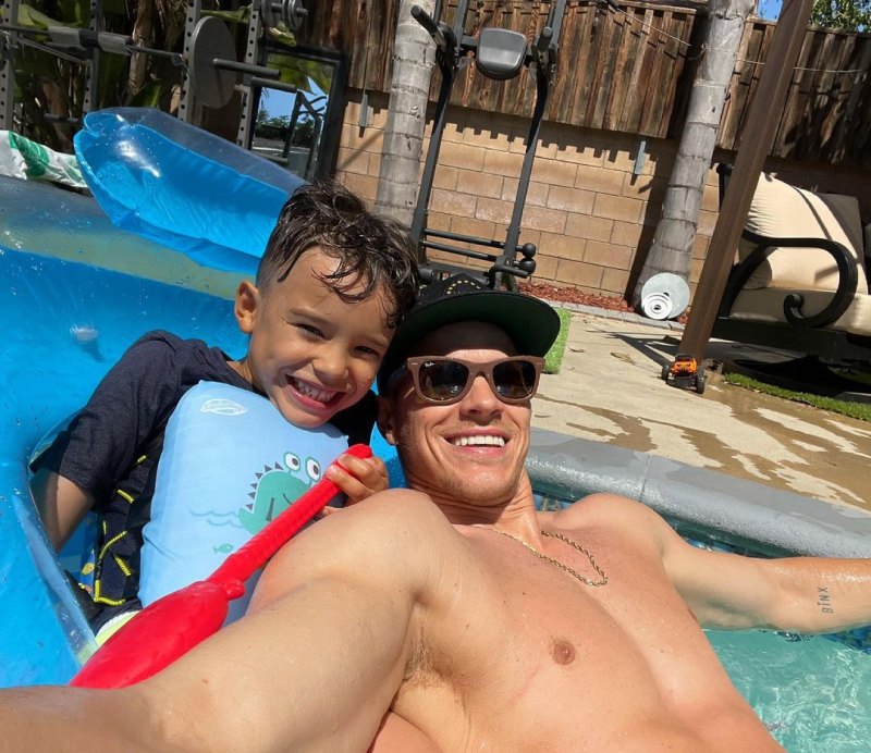 Swimming Selfie! Ryan Dorsey's Photos With His and Naya Rivera's Son Josey