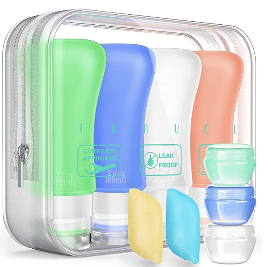 Teapile Silicone Travel Bottles Set