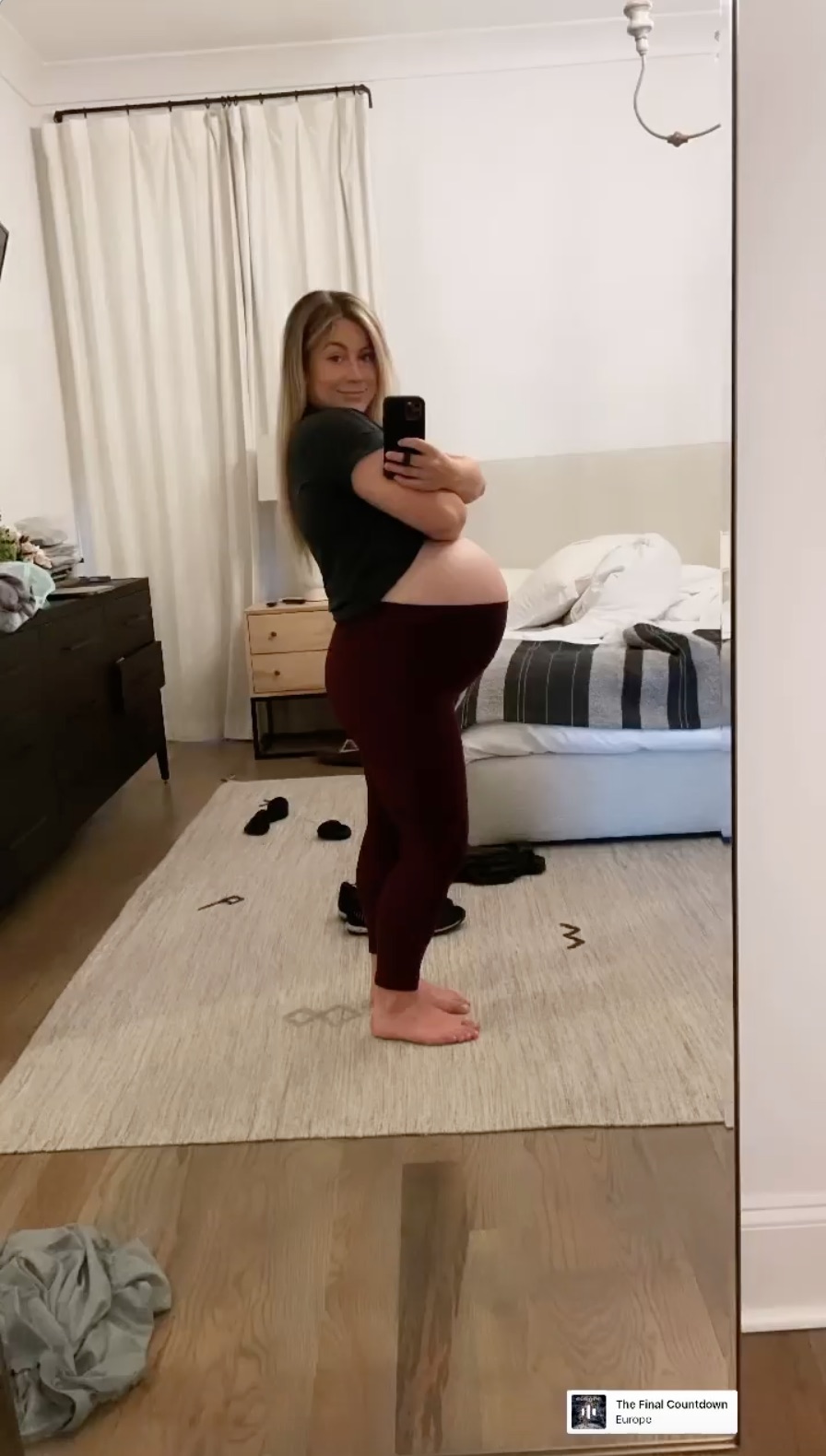 The Final Countdown!' Pregnant Shawn Johnson Shows Baby Bump Progress