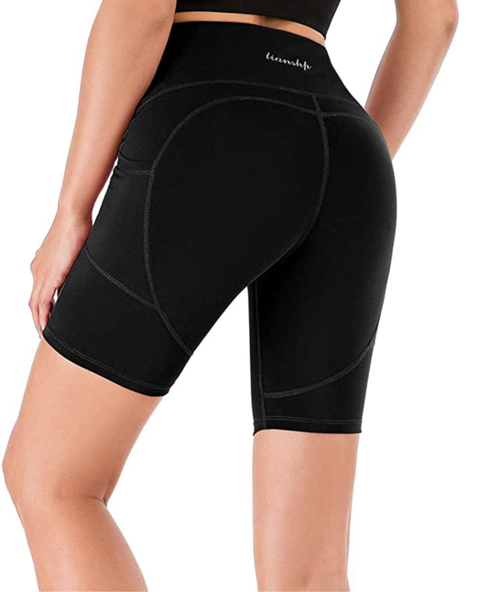 UBFEN Women's High Waist Yoga Shorts