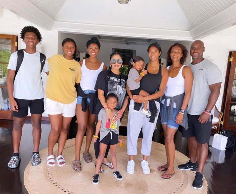Vanessa Bryant and Daughters Vacation in Jamaica With Late Kobe Bryant Family 1