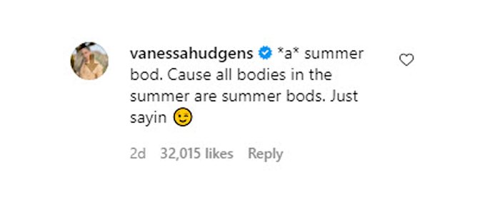 Vanessa Hudgens Corrected This Caption About Kendall Jenner Summer Bod