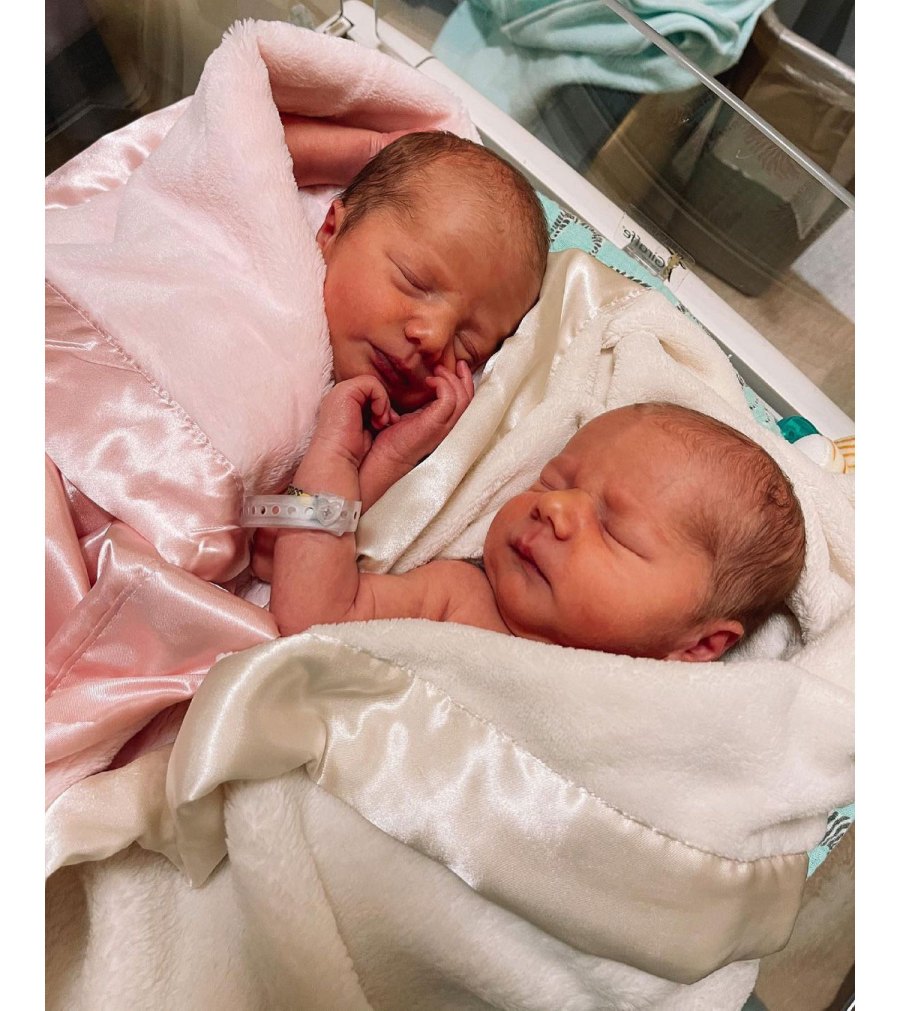 Week One Lauren Burnham and Arie Luyendyk Jr. Twins Senna and Lux’s Cutest Pics Together