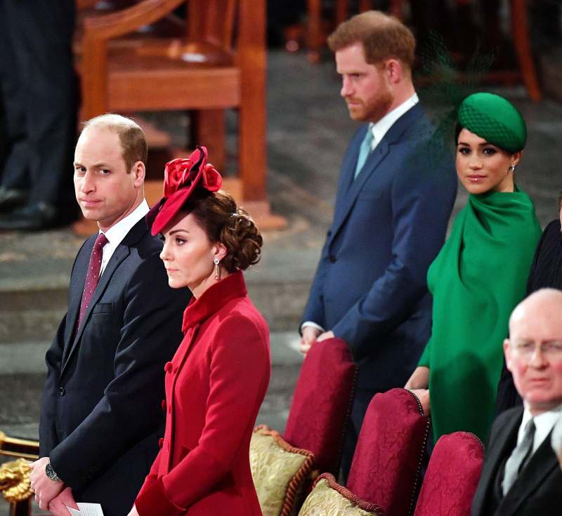 William and Kate snub Harry and Meghan at Commonwealth Day Service Prince William and Duchess Kate Relationship With Prince Harry and Meghan Markle