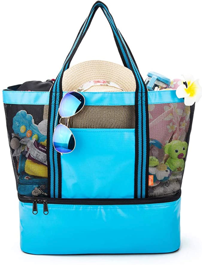 Yodo Beach Tote Bag with Insulated Cooler
