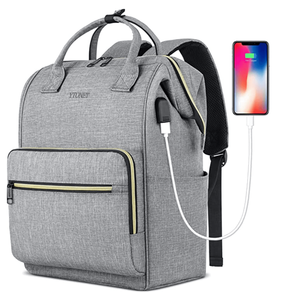 Ytonet Laptop Travel Backpack for 15.6 Inch Laptop with RFID Pocket USB Charging Port