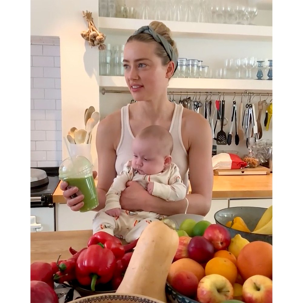 Amber Heard Shares Sweet Video With 2-Month-Old Daughter Oonagh