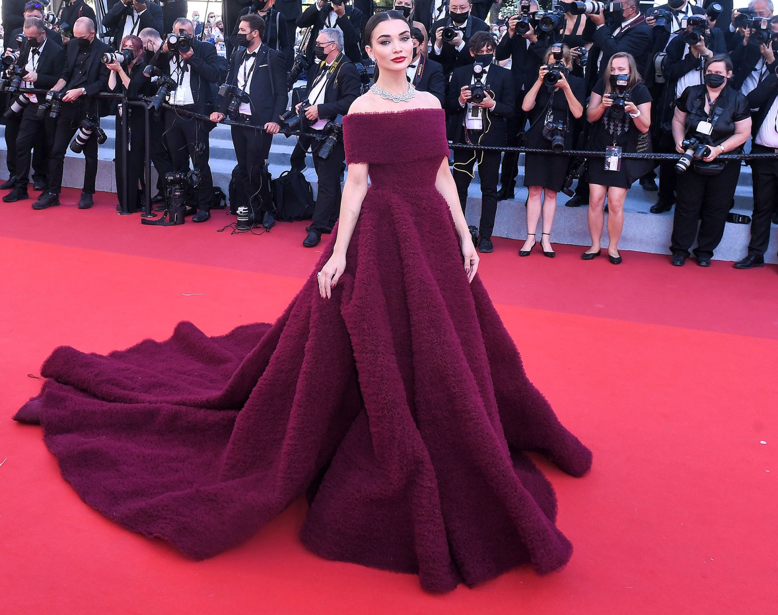 Amy Jackson Cannes Film Festival 2021 See the Best Red Carpet Fashion