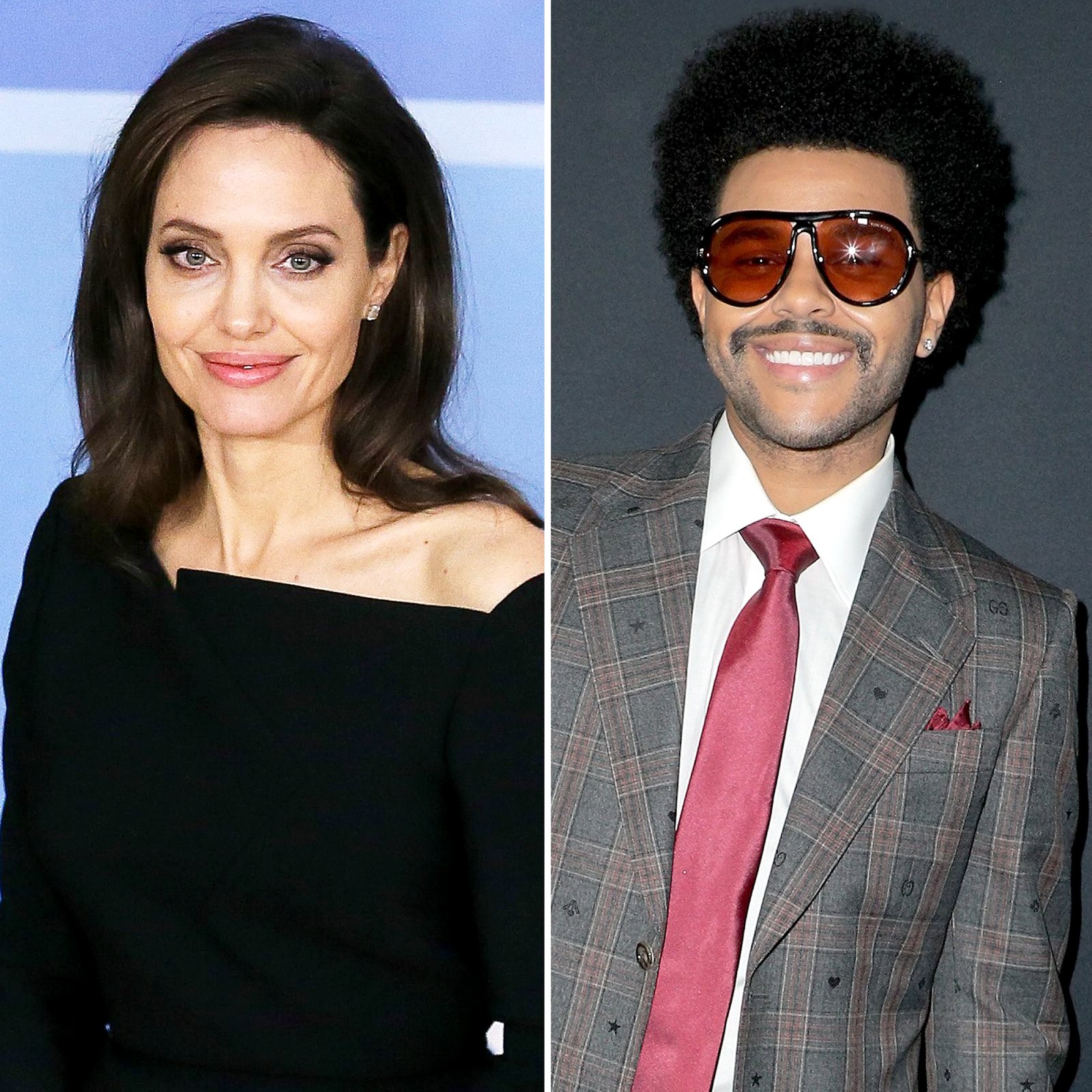 Angelina Jolie The Weeknd Spotted At Same Concert After Dinner Date 