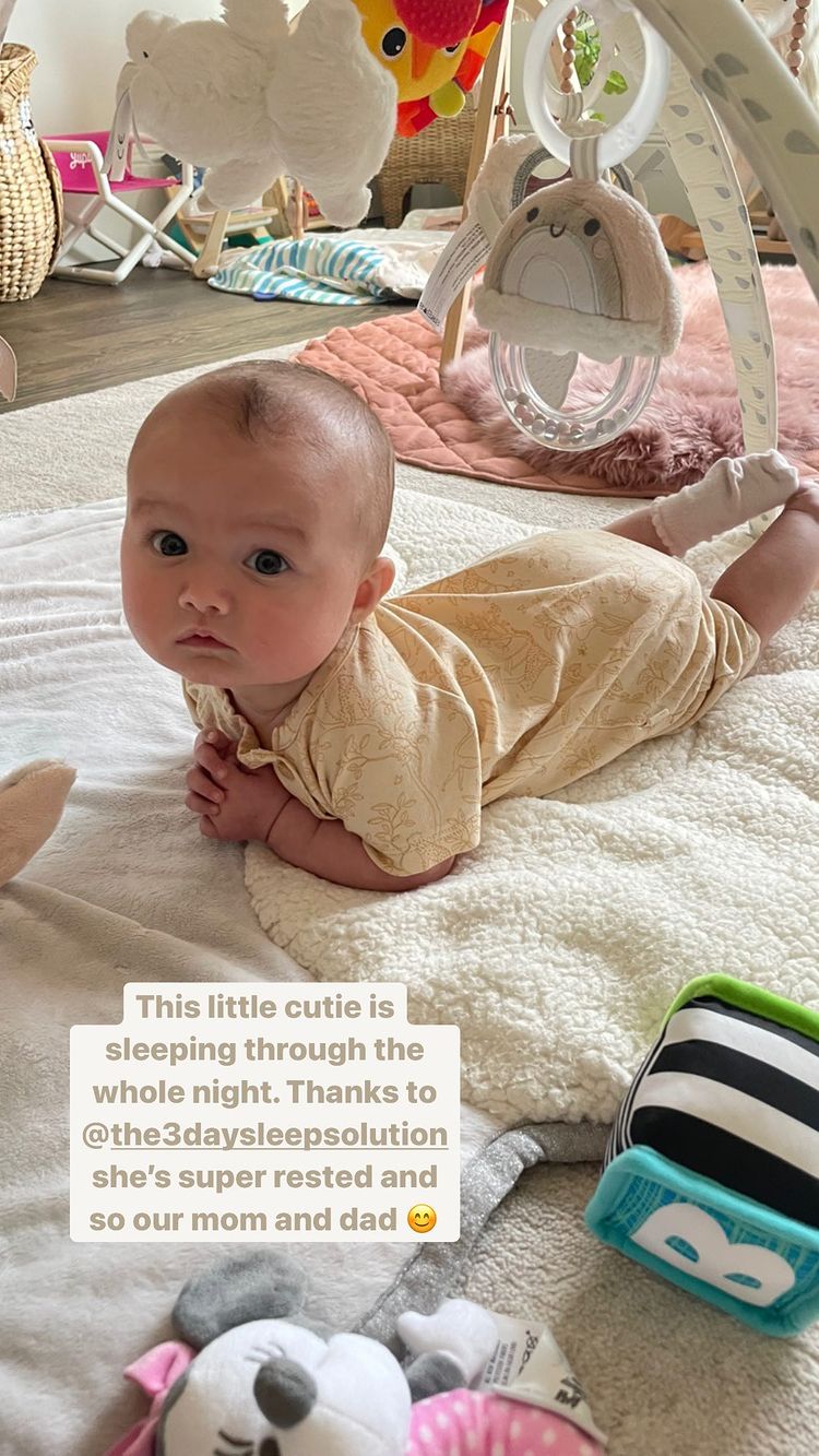 Ashley Tisdale's 3-Month-Old Daughter ‘Is Sleeping Through the Whole Night'
