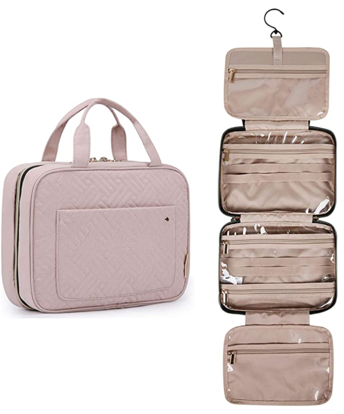BAGSMART-Toiletry-case-Travel-case-with-hanging-hook