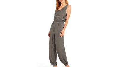 BB Dakota x Steve Madden Cypress Smock Waist Jogger Jumpsuit