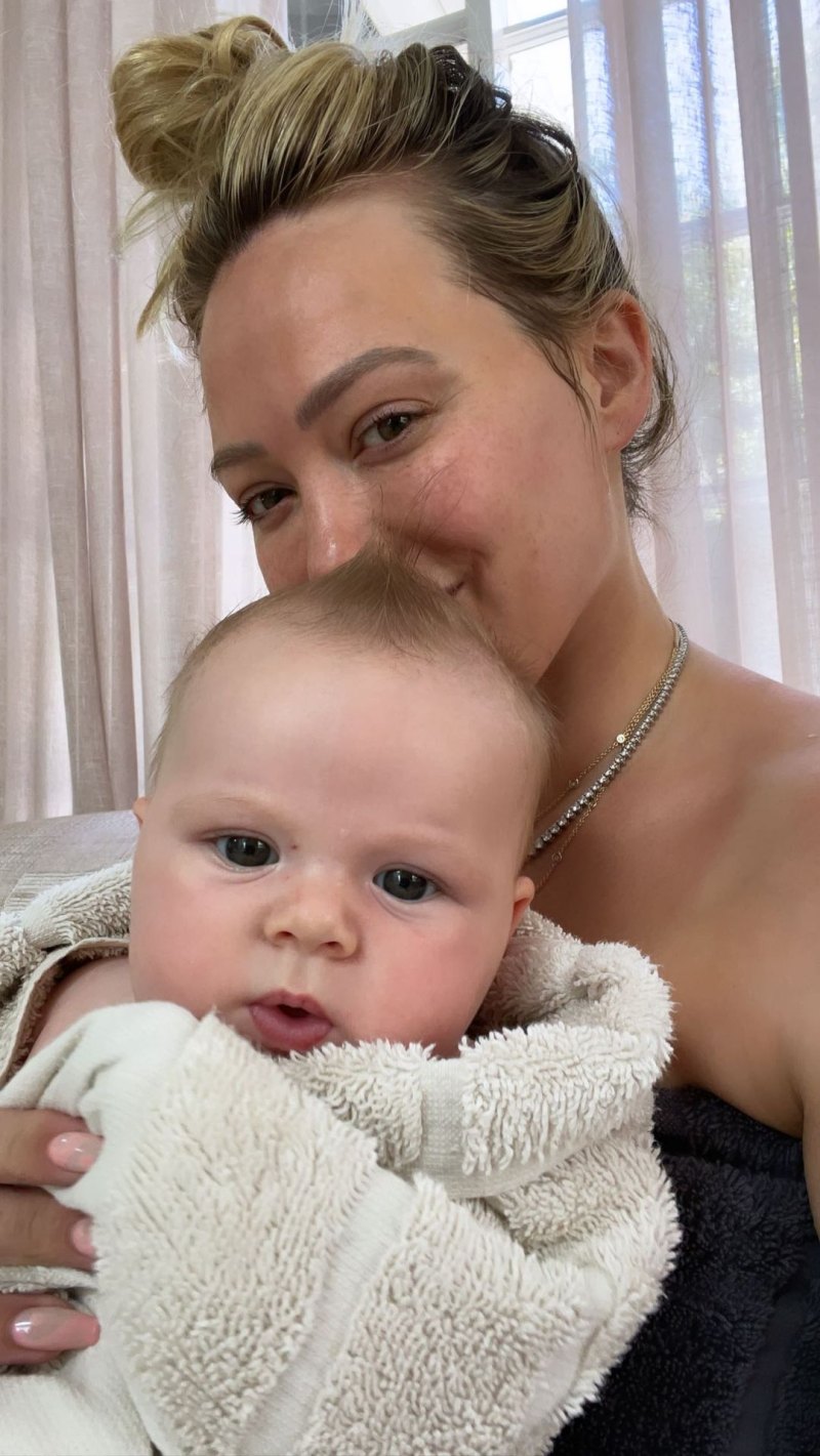 Baby’s Bath Time! Hilary Duff and Matthew Koma's Daughter Mae's Album