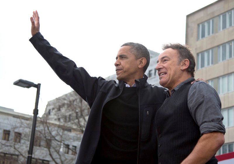 Barack Obama and Bruce Springsteen Celebrity Scribes