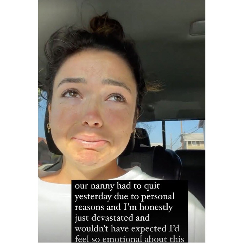 Bekah Martinez Cries Over Nanny Quitting