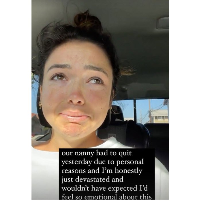 Bekah Martinez Cries Over Nanny Quitting