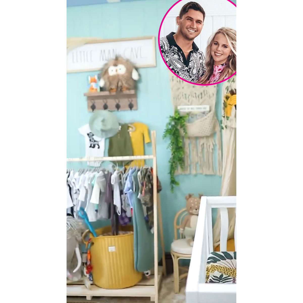 Big Brother Pregnant Nicole Franzel and Victor Arroyo Reveal Son Nursery Gallery